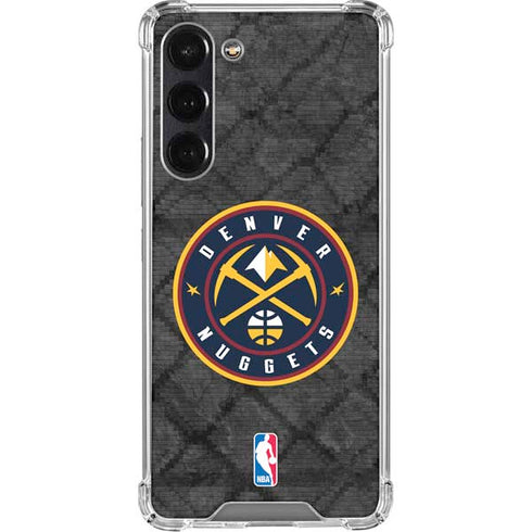 NBA Denver Nuggets Dark Rust Galaxy S24 FE Clear Case
